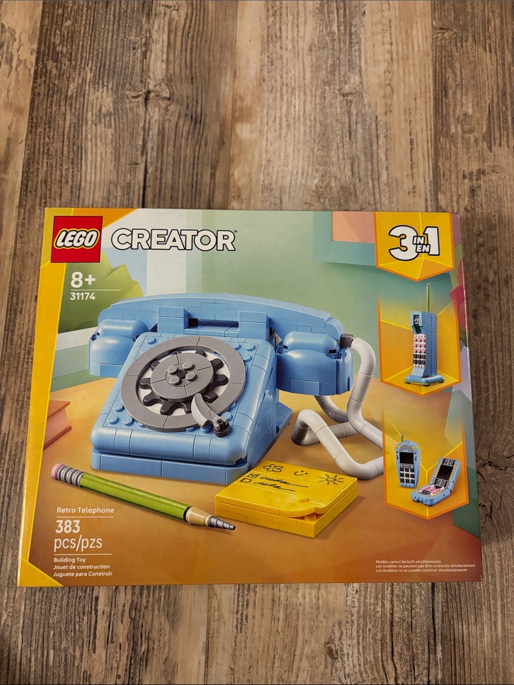 New LEGO Creator 3-in-1 Retro Telephone (31174) building set